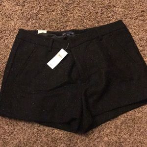 Gap Black tweed shorts